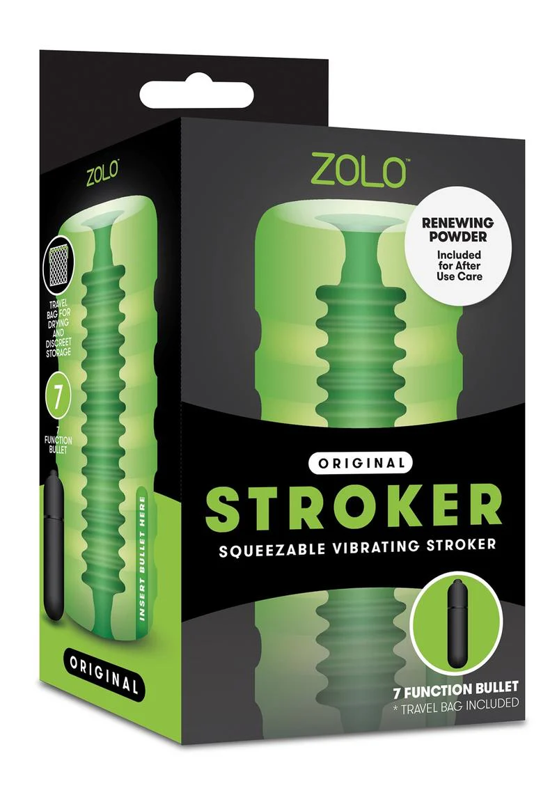 ZOLO Original Stroker Squeezable Vibrating Masturbator with Bullet - Image 2