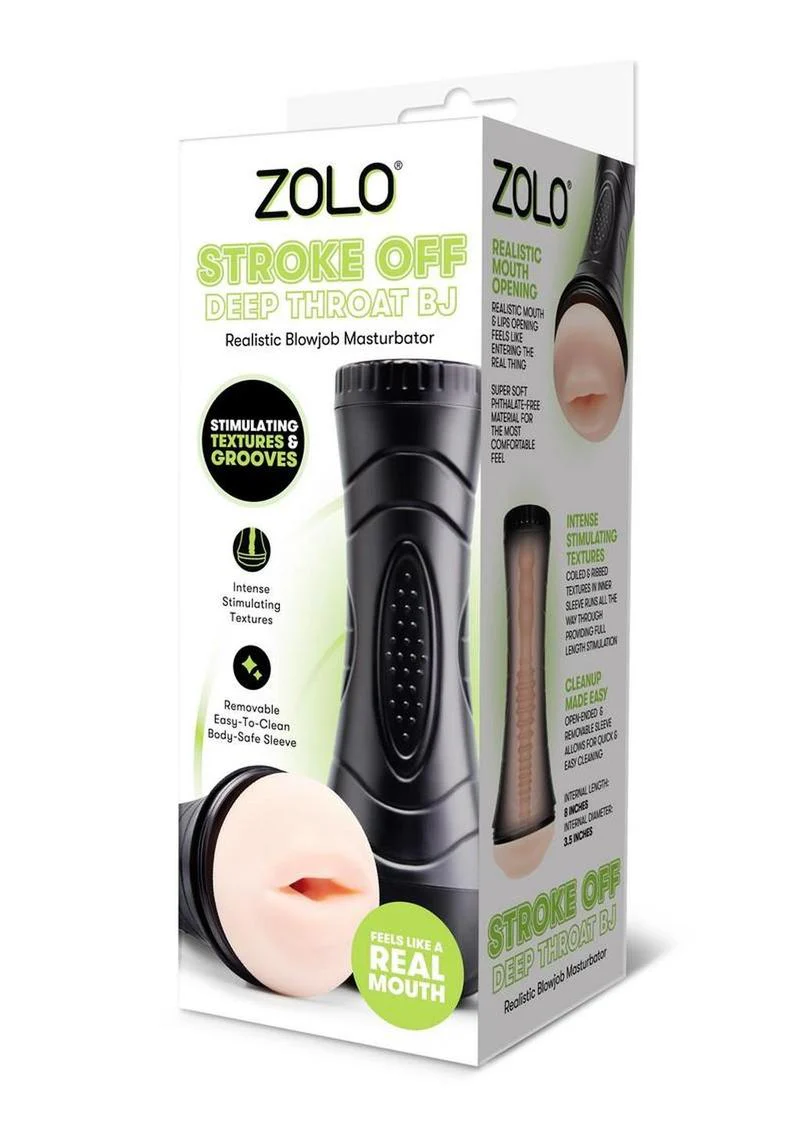 ZOLO Stroke Off Deep Throat BJ Stroker - Image 2