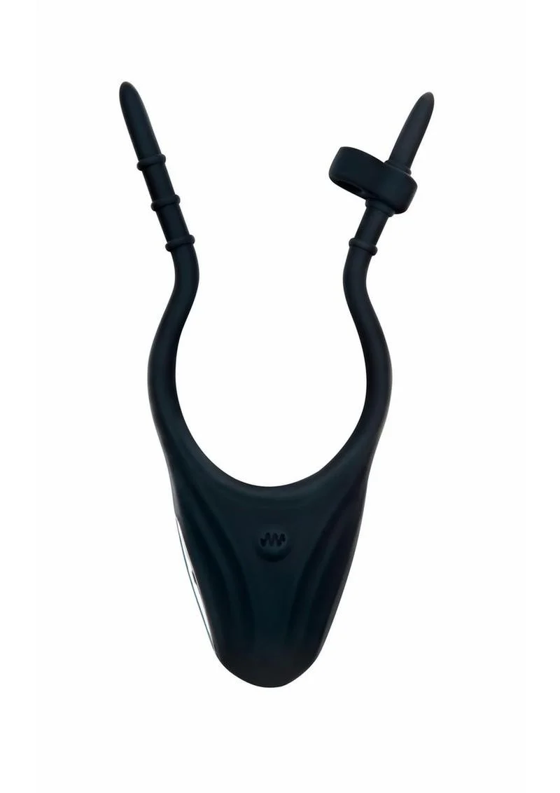 ZOLO Vibrating Adjustable Silicone Rechargeable Lasso Cock Ring - Image 3